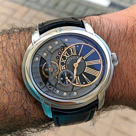 audemars piguet millenary on wrist|audemars piguet.